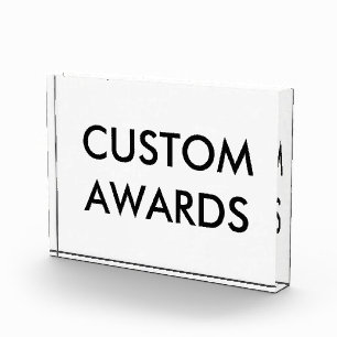 Aangepaste persoonlijke acrylprijs Blanco Sjabloon Fotoblokken