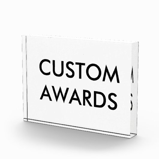 Aangepaste persoonlijke acrylprijs Blanco Sjabloon Fotoblokken (Rechts)