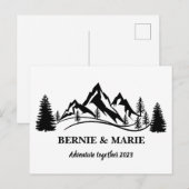 AANGEPASTE PERSOONLIJKE AVONTUUR SAMEN BRIEFKAART (Voorkant / Achterkant)