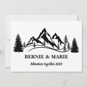AANGEPASTE PERSOONLIJKE AVONTUUR SAMEN SAVE THE DATE