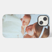 Aangepaste persoonlijke Baby foto iPhone Hoesje (Achterkant horizontaal)