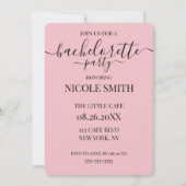 Aangepaste Persoonlijke Bachelorette Feest Kaart (Voorkant)