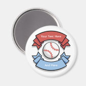 Aangepaste persoonlijke Baseball Magnets Magneet (Voorkant / Achterkant)