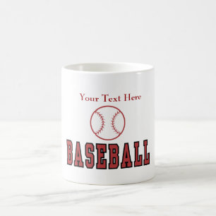 Aangepaste persoonlijke Baseball-Mokken Koffiemok