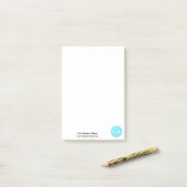 Aangepaste persoonlijke bedrijfs-Logo Kantoor Post-it® Notes (Op bureau)