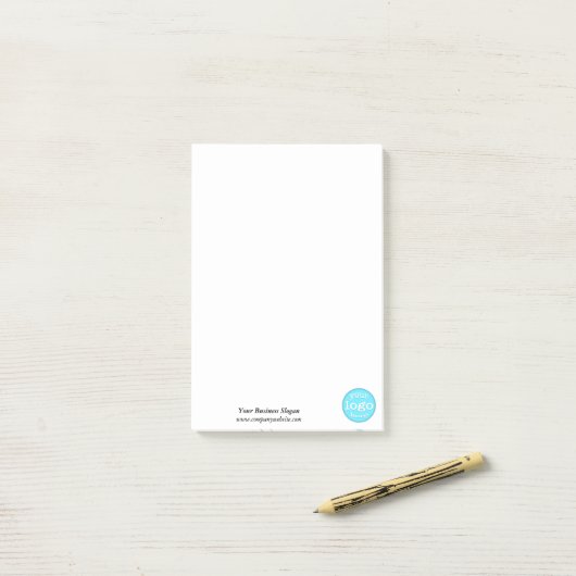 Aangepaste persoonlijke bedrijfs-Logo Kantoor Post-it® Notes (Op bureau)