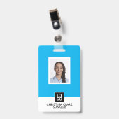 Aangepaste persoonlijke bedrijfsidentiteitskaart badge (Voorkant met clip)