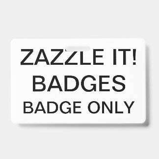 Aangepaste persoonlijke Blanco BADGE-Sjabloon Badge