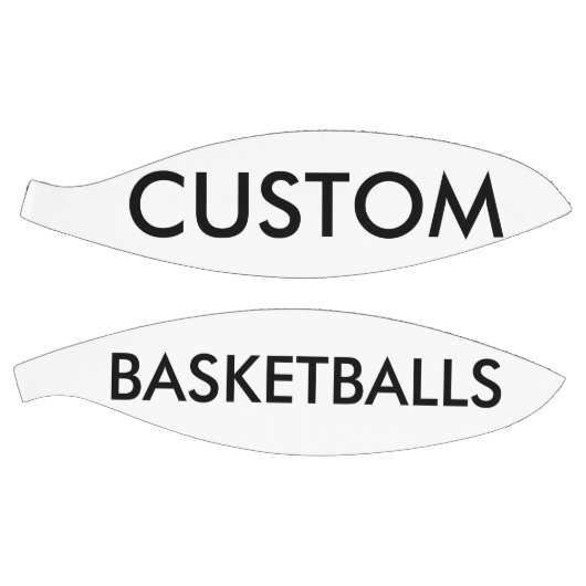 Aangepaste persoonlijke Blanco Basketball-Sjabloon Basketbal (Panelen)