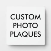 Aangepaste persoonlijke blanco foto's Sjabloon Fotoplaat (Voorkant)