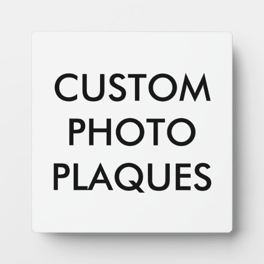 Aangepaste persoonlijke blanco foto's Sjabloon Fotoplaat (Voorkant)