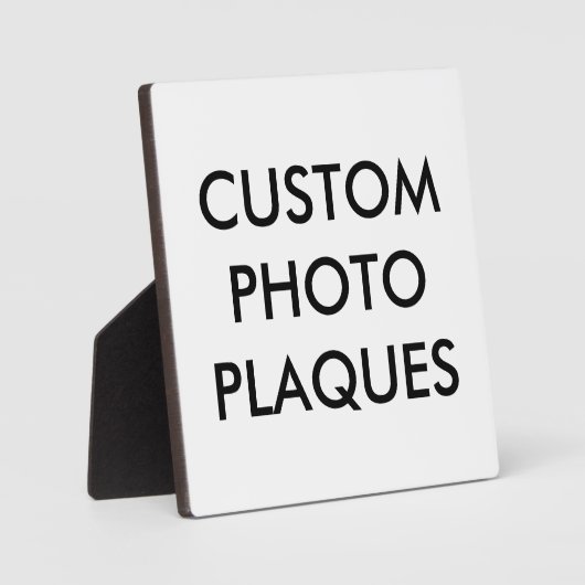 Aangepaste persoonlijke blanco foto's Sjabloon Fotoplaat (Voorkant)