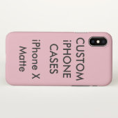 Aangepaste persoonlijke blanco iPhone X-Hoesje Sja iPhone Hoesje (Achterkant (horizontaal))