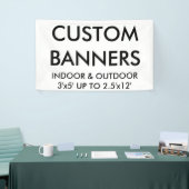 Aangepaste persoonlijke Blanco Sjabloon met 5 x 3  Spandoek (Beurs)