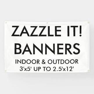 Aangepaste persoonlijke Blanco Sjabloon met 5 x 3  Spandoek