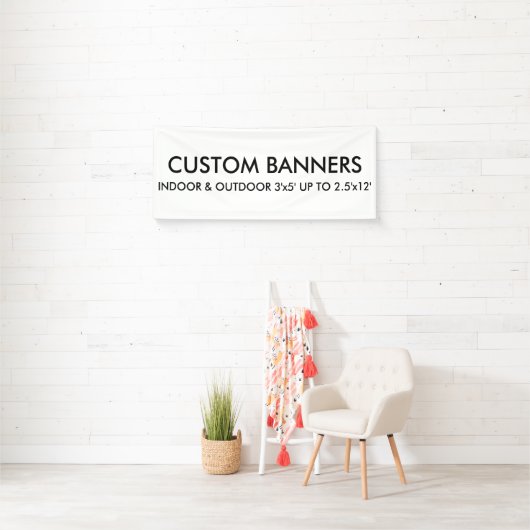 Aangepaste, persoonlijke Blanco Sjabloon voor 6 x  Spandoek (Insitu)