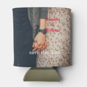 Aangepaste persoonlijke bruiloft foto kan Coo Blikjeskoeler (Achterkant)