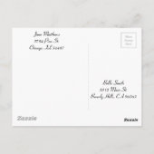 Aangepaste persoonlijke bruine droomvanger briefkaart (Achterkant)