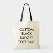 Aangepaste persoonlijke Canvas tas voor budget, BL (Voorkant)