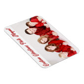 Aangepaste persoonlijke CHRISTMAS FOTO CARD MAGNET Magneet (Rechterzijde)