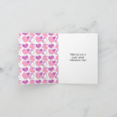 Aangepaste persoonlijke cupcake-Valentijn voor kle Feestdagen Kaart (Binnen)