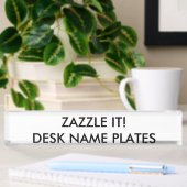 Aangepaste persoonlijke Desk Name Bord Blank Sjabl Naambordje