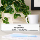 Aangepaste persoonlijke Desk Name Bord Block Naambordje