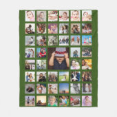 Aangepaste persoonlijke DIY-aangepast fotocollage  Fleece Deken (Voorkant)