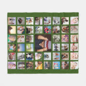 Aangepaste persoonlijke DIY-aangepast fotocollage  Fleece Deken (Voorkant (Horizontaal))