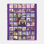 Aangepaste persoonlijke DIY-aangepast fotocollage  Fleece Deken (Voorkant)