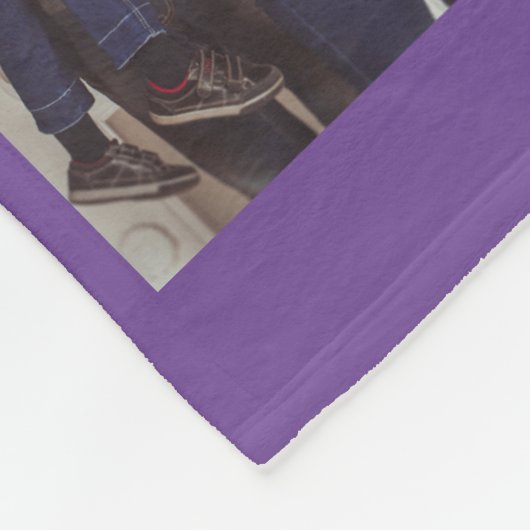 Aangepaste persoonlijke DIY-aangepast fotocollage  Fleece Deken (Hoek)