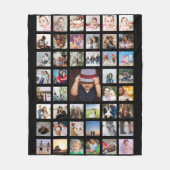 Aangepaste persoonlijke DIY-aangepast fotocollage  Fleece Deken (Voorkant)