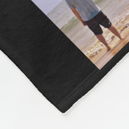 Aangepaste persoonlijke DIY-aangepast fotocollage  Fleece Deken (Hoek)