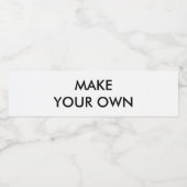 Aangepaste persoonlijke etiketten van de waterfles (Enkel label)