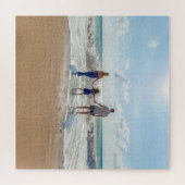 Aangepaste persoonlijke familiefoto legpuzzel (Horizontaal)