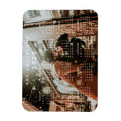 Aangepaste persoonlijke foto 2023-agenda magneet (Verticaal)