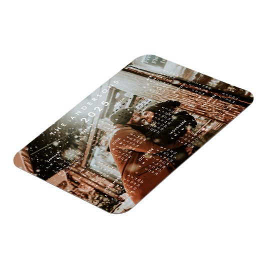 Aangepaste persoonlijke foto 2023-agenda magneet (Linkerzijde)