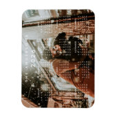 Aangepaste persoonlijke foto 2024-agenda magneet (Verticaal)