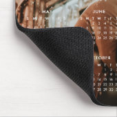 Aangepaste persoonlijke foto 2024-agenda muismat (Hoek)