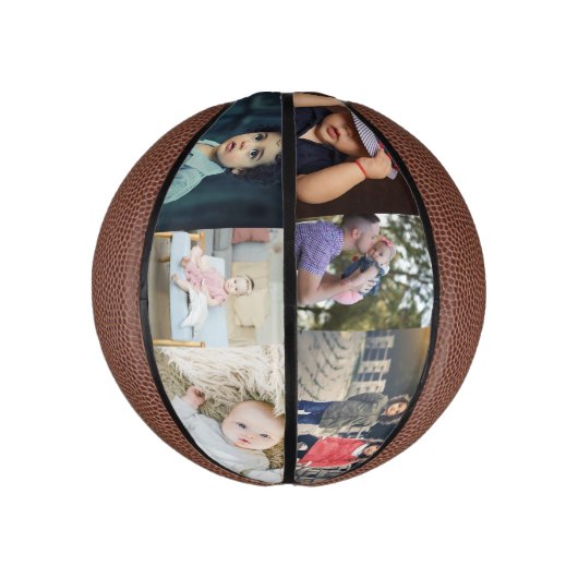 Aangepaste persoonlijke foto 6 basketbal (Verticaal)