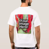 Aangepaste persoonlijke foto Afgedrukt op T-Shirt  (Achterkant)