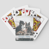 Aangepaste persoonlijke foto-afspeelkaarten pokerkaarten (Achterkant)