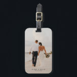Aangepaste persoonlijke foto bagagelabel<br><div class="desc">Verander je gelukkigste herinneringen in een gepersonaliseerde iPhone-hoesje. Een uniek souvenir dat u uw foto en naam kunt toevoegen om het uw eigen te maken.</div>