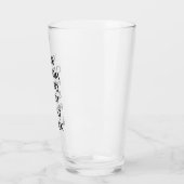Aangepaste persoonlijke FOTO BEER GLASS 16 oz; 1 P Glas (Links)