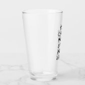 Aangepaste persoonlijke FOTO BEER GLASS 16 oz; 1 P Glas (Rechts)