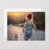 Aangepaste persoonlijke foto briefkaart (Voorkant / Achterkant)