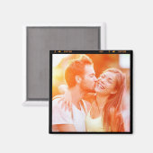 Aangepaste persoonlijke foto-cadeau magneet (Voorkant / Achterkant)