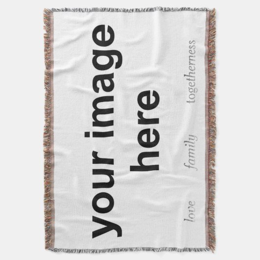 Aangepaste persoonlijke foto deken (Voorkant Verticaal)