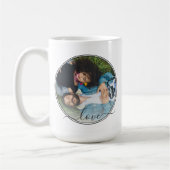 Aangepaste persoonlijke foto Eenvoudige liefdesquo Koffiemok (Links)