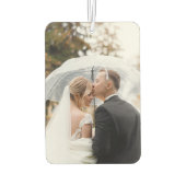 Aangepaste persoonlijke foto Eenvoudige liefdesquo Luchtverfrisser (Achterkant)